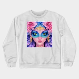 Photorealistic Concept Art Owl Goddess Crewneck Sweatshirt